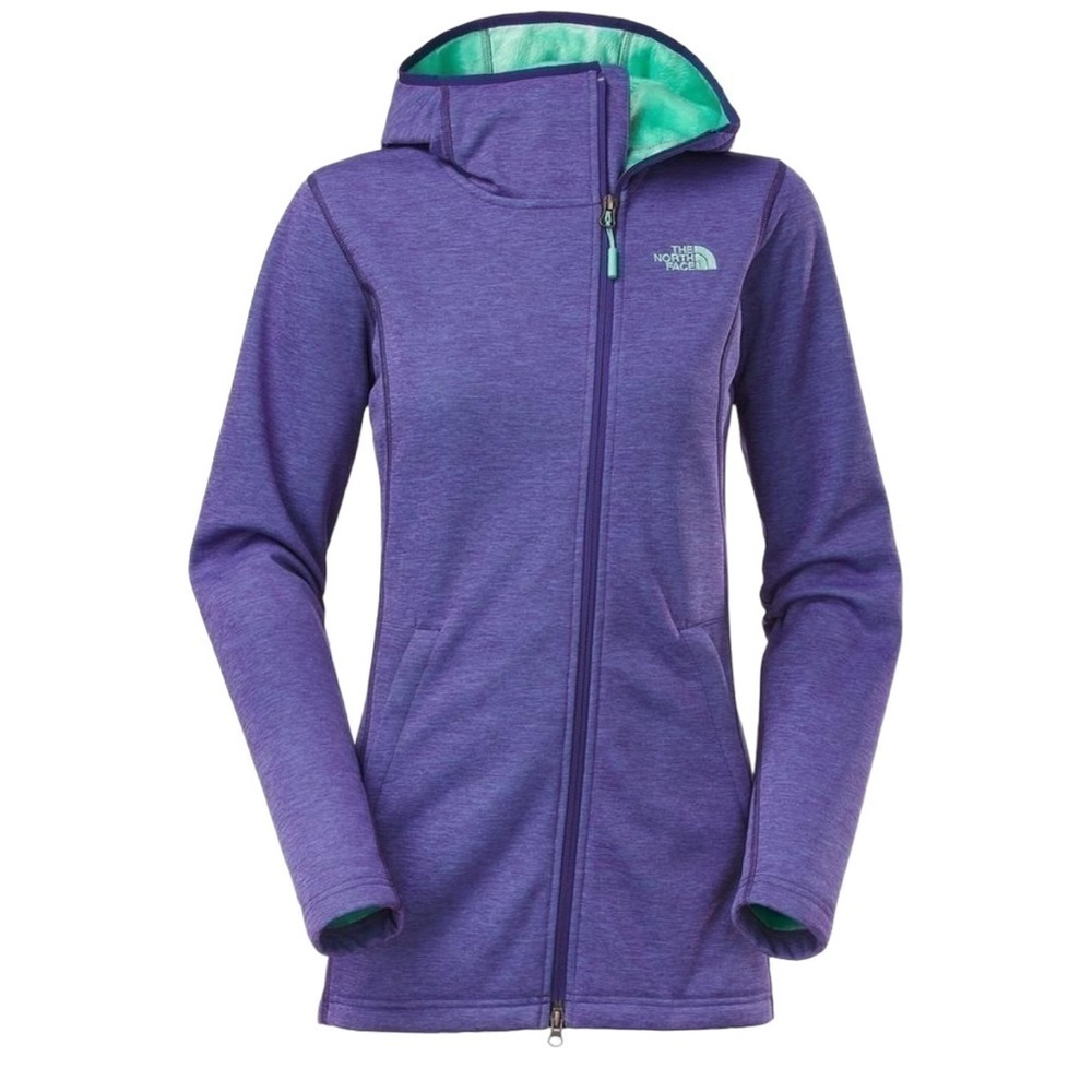 The North Face Hardlee Raschel Parka Jacket Womens Size Large Purple